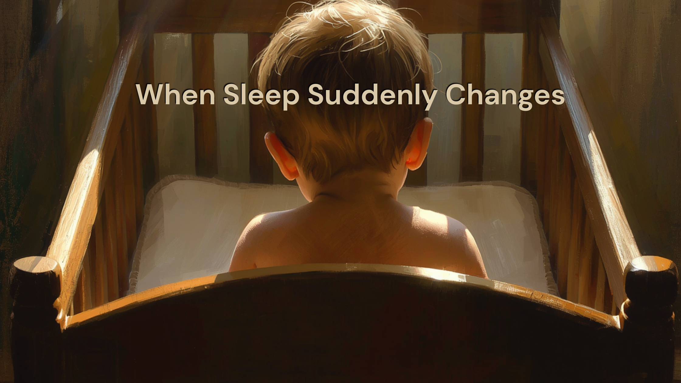 Just When You Thought Sleep Was Sorted...